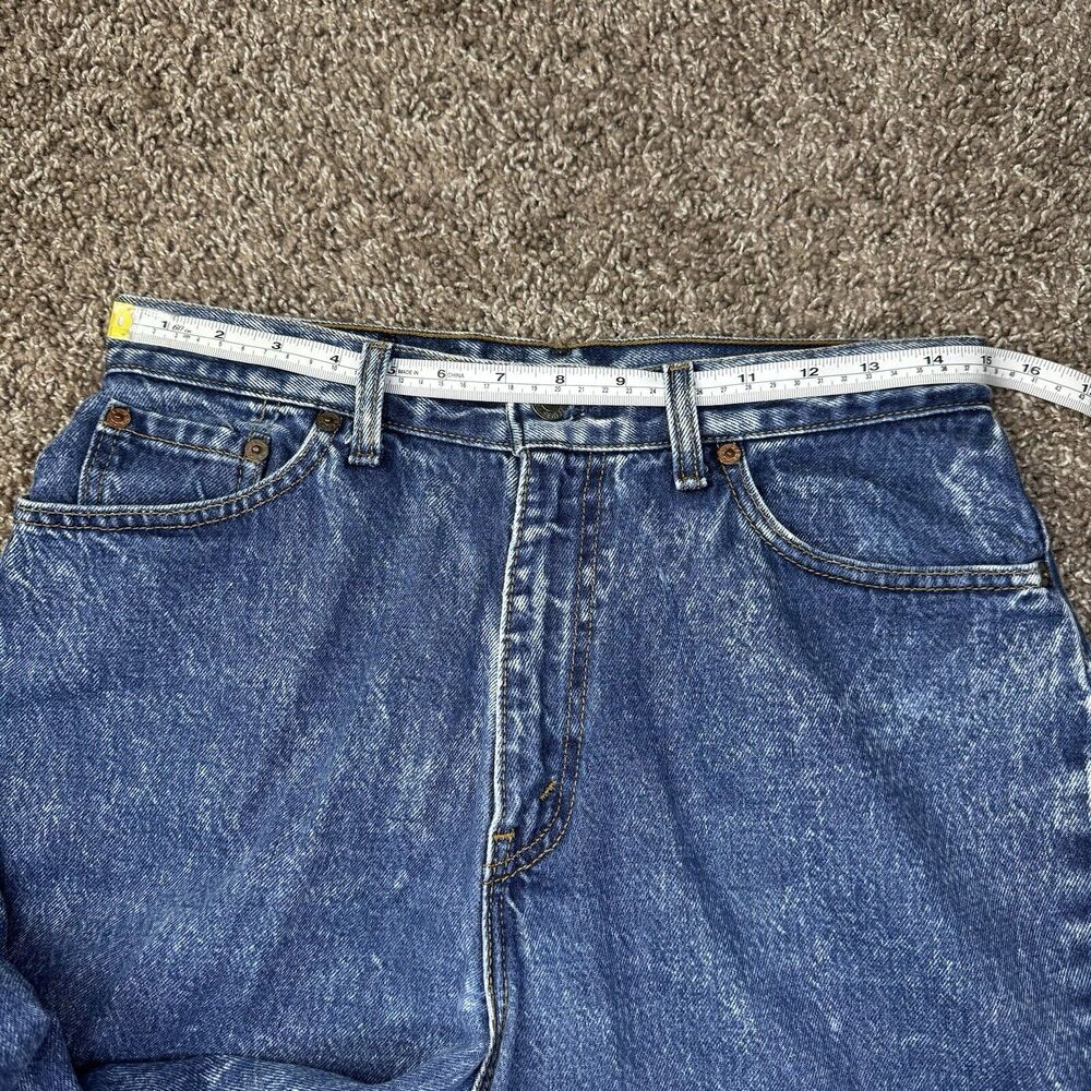 Vintage LEVI'S Women's Acid Wash 16505-1212 High Waisted Jeans 30x27 - Picture 8 of 16